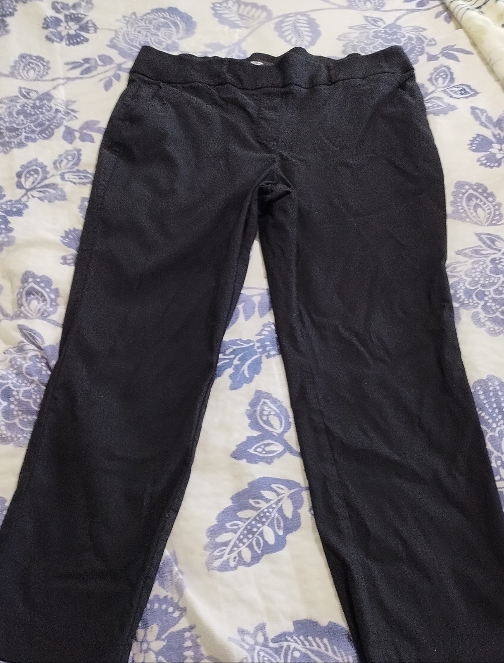 Simply Vera Vera Wang Black Pull-On Pants